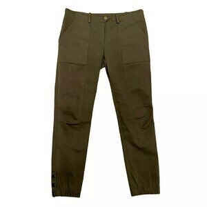 Veronica Beard Women's Army Green Field Cargo Pant, Crop, Size 12